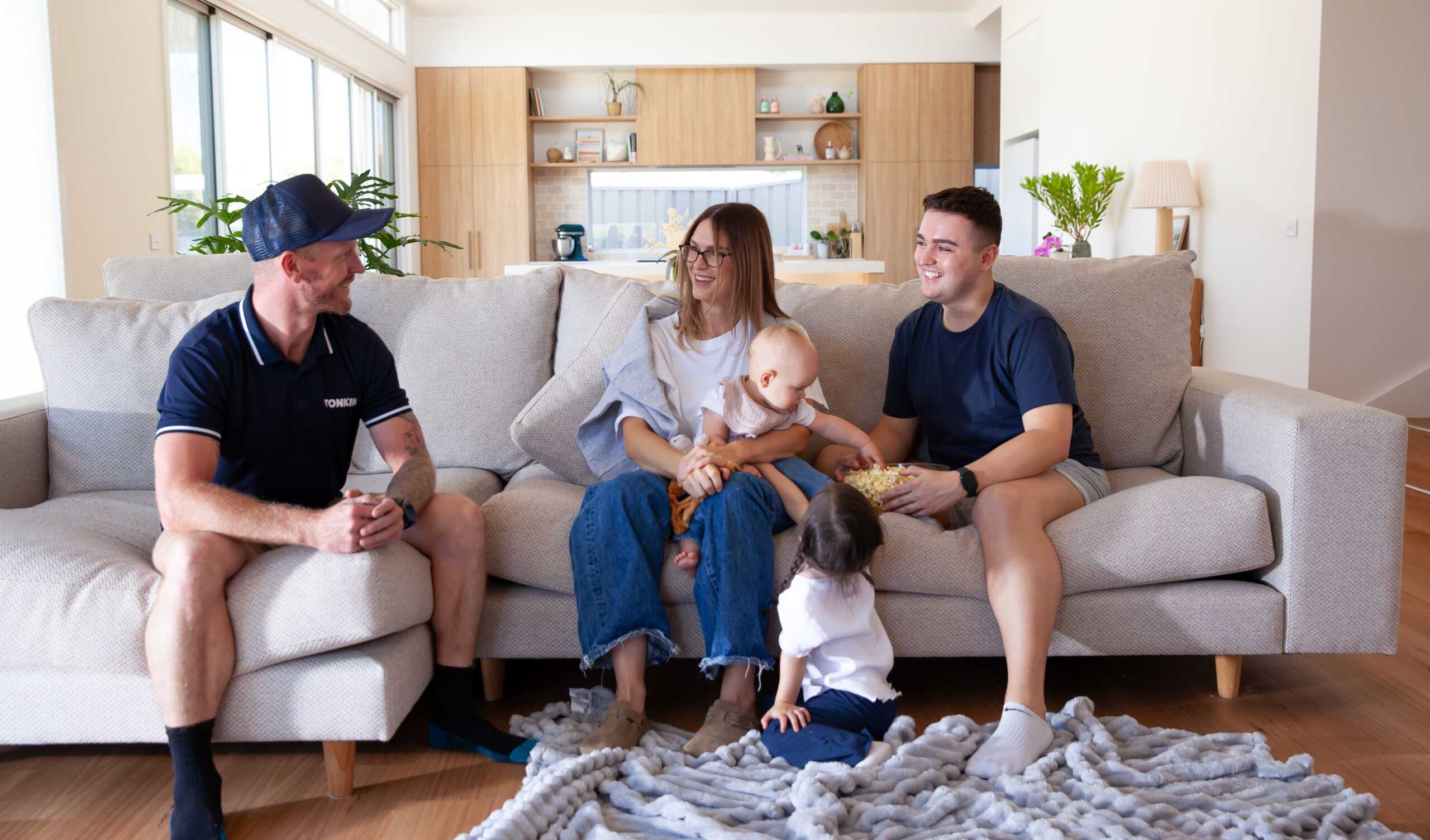 Tonkin tradie helping a family with Fix Now, Pay Later.